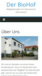 Mobile Screenshot of biohof-kiel.de